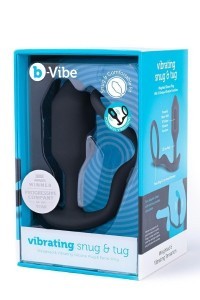 Vibratore anale con anello fallico Snug & Tug M