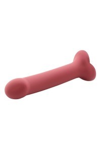 Dildo iper flessibile Bouncy 18 cm borgogna