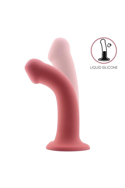 Dildo iper flessibile Bouncy S 19 cm borgogna