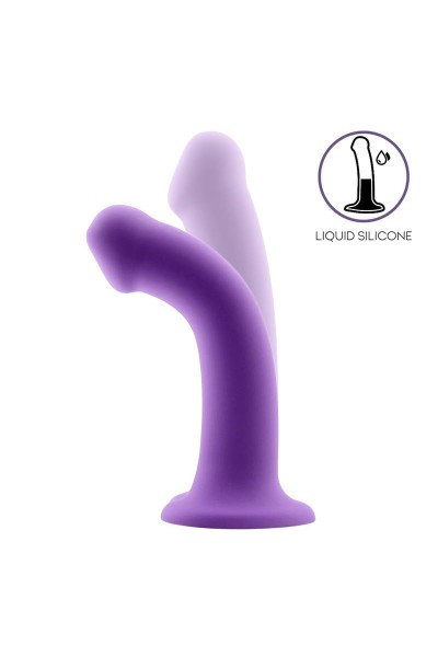 Dildo iper flessibile Bouncy M 18 cm viola