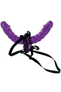 Imbracatura per doppia penetrazione Double Delight Strap on