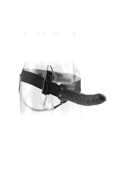 Strap on con dildo cavo 19 cm Vibrating Hollow Strap on