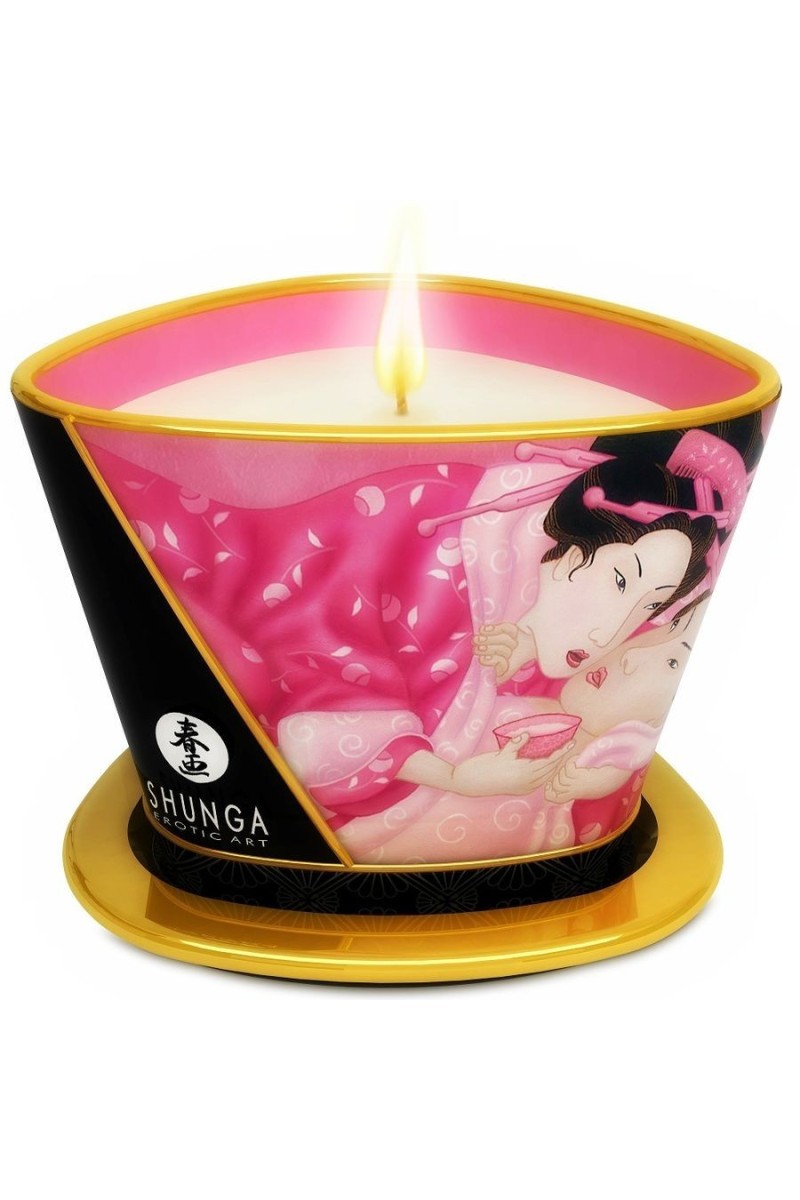 Candela da massaggio rose 170 ml