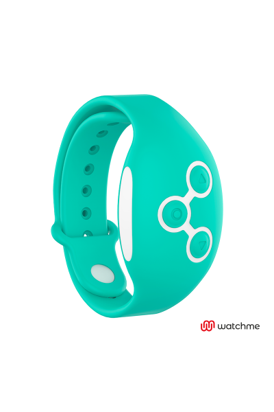 Uovo vibrante azzurro con tecnologia Watchme