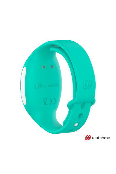 Uovo vibrante azzurro con tecnologia Watchme