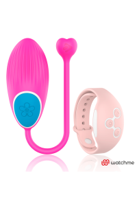 Uovo vibrante fucsia con tecnologia Watchme  con telecomando rosa