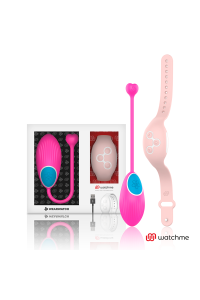 Uovo vibrante fucsia con tecnologia Watchme  con telecomando rosa