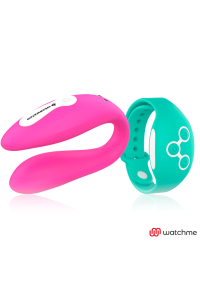 Vibratore per coppia fucsia con tecnologia Watchme