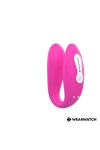 Vibratore per coppia fucsia con tecnologia Watchme