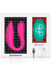 Vibratore per coppia fucsia con tecnologia Watchme