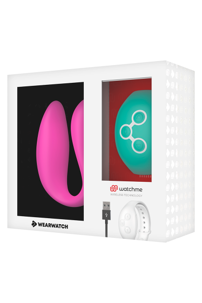 Vibratore per coppia fucsia con tecnologia Watchme