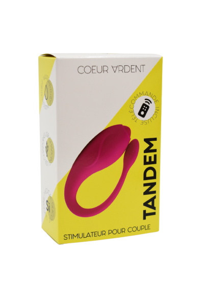 Vibratore per coppia Tandem rosa