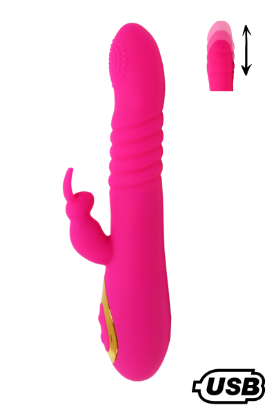 Vibratore rabbit Twist 2 rosa