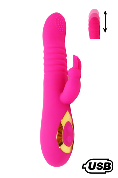 Vibratore rabbit Twist 2 rosa