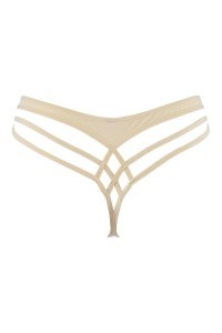 Perizoma in jersey beige V-10348