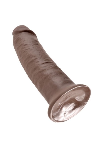 Dildo realistico  marrone 25,4 cm