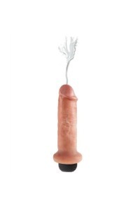 Dildo realistico eiaculante 17,8 cm