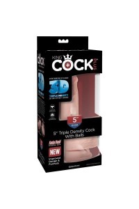 Dildo realistico Triple Density con testicoli 13 cm