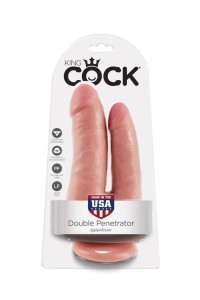 KING COCK DOBLE PENETRACI�N NATURAL