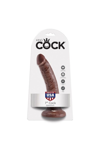 Dildo realistico 17 cm marrone