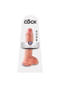 Dildo realistico con testicoli 25,4 cm