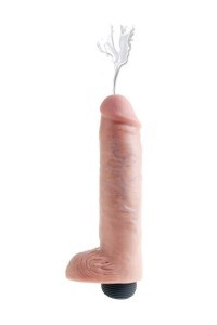 Dildo realistico eiaculante con testicoli 25,4 cm