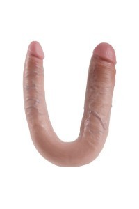 Dildo doppio 17,8 cm natural