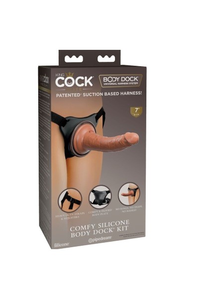 Imbracatura comfy con dildo 17,8 cm