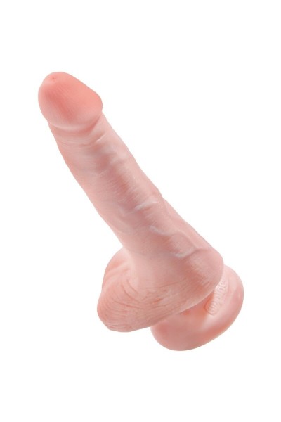 Dildo realistico con testicoli 13,5 cm natural