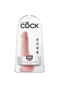 Dildo realistico con testicoli 13,5 cm natural