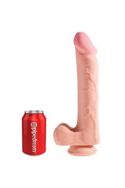 Dildo realistico con testicoli Triple Density 24,8 cm natural