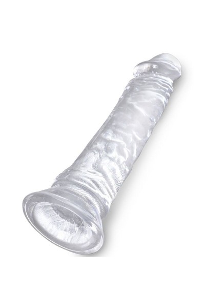 Dildo realistico trasparente 19,7 cm