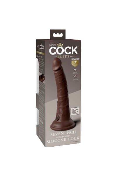 Dildo realistico Elite 17,8 cm marrone