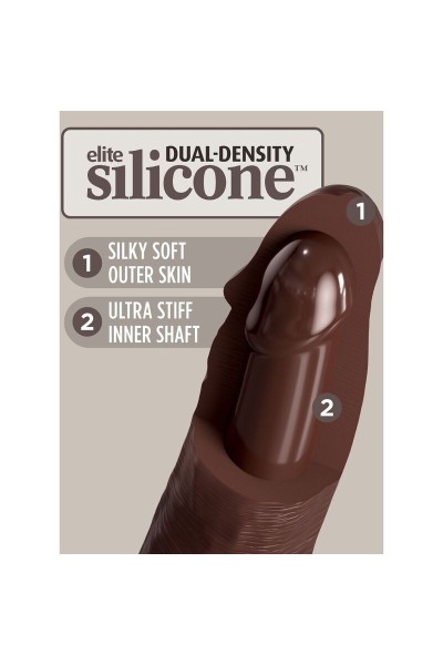 Dildo realistico Elite 20,3 marrone