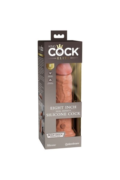 Dildo realistico Elite 20,3 cm caramel