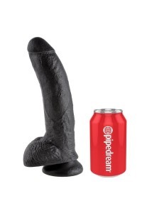 Dildo realistico 22,9 cm nero