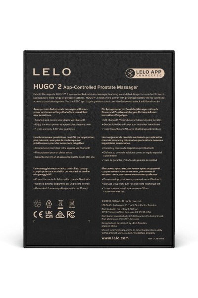 Stimolatore prostatico Hugo 2 nero