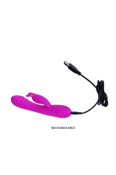 PRETTY LOVE SMART - VIBRADOR CON RABBIT 30 MODOS HUNTER